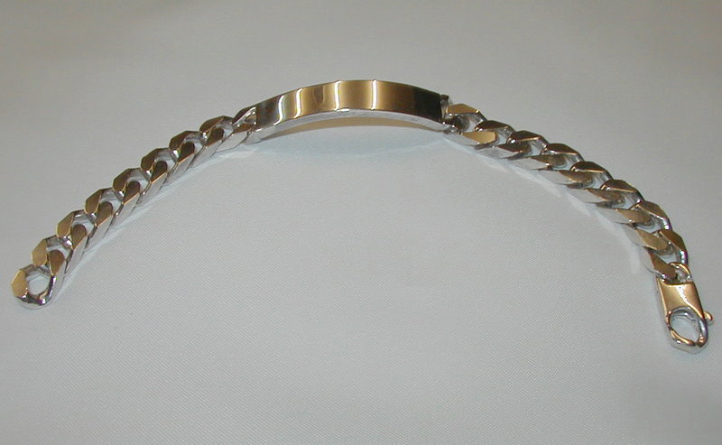PULSERA en plata ESCLAVA-BARBADA ALTA