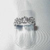 Joyas oro blanco ANILLO  DIAMANTES, TRESILLO  ROSETAS