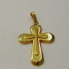 Joya-oro-COLGANTE CRUZ  MOD   DOBLE