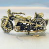 MOTOS MINIATURA - MOTO HARLEYDAVISSON EN PLATA