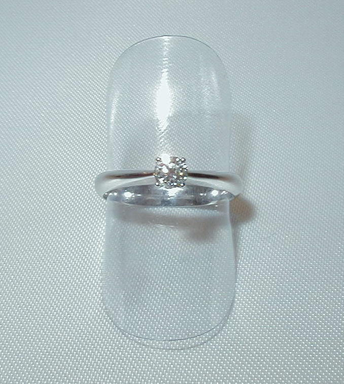 Joyas oro Blanco ANILLO DIAMANTE, Mod. Solitario