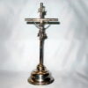 CRUZ DE PLATA DE CRISTO - MODELO BARROCO