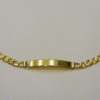 Joyas oro ley PULSERA  ESCLAVA  BARBADO  LARGO