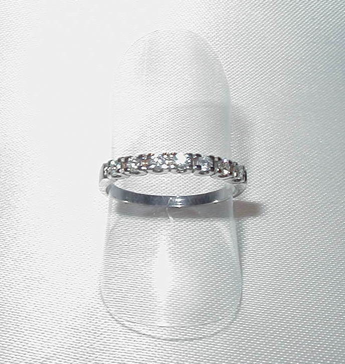 Joyas oro blanco ANILLO DIAMANTES SEPTILLO