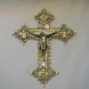 CRUZ  en Plata CRISTO CUATRO EVANGELISTAS