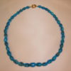 Joyas oro  COLLAR  TURQUESAS,  cierre  MARINERO